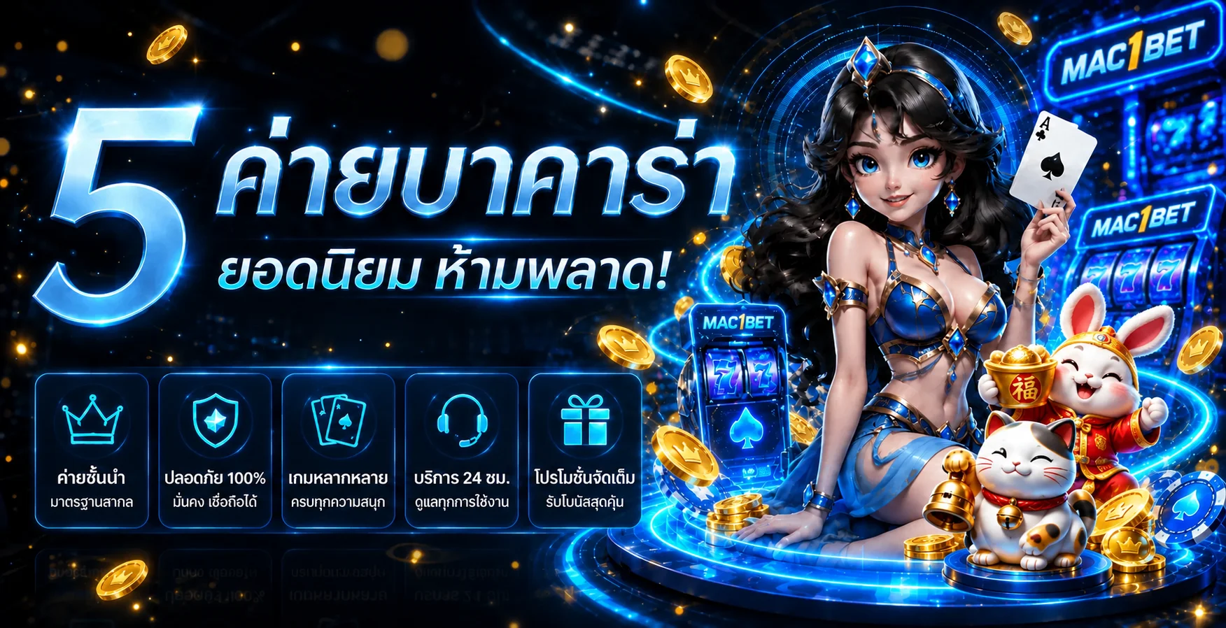 ค่ายเกมยอดนิยมใน MAC1BET